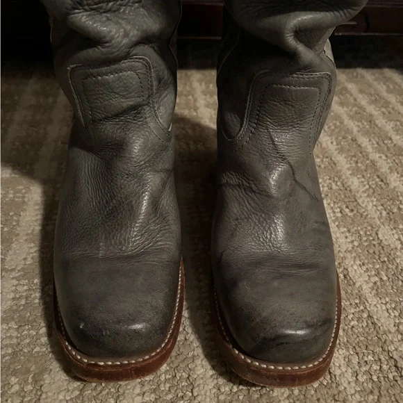 Frye Campus OTK boot- rare grey. Size 9 women - Picture 7 of 9